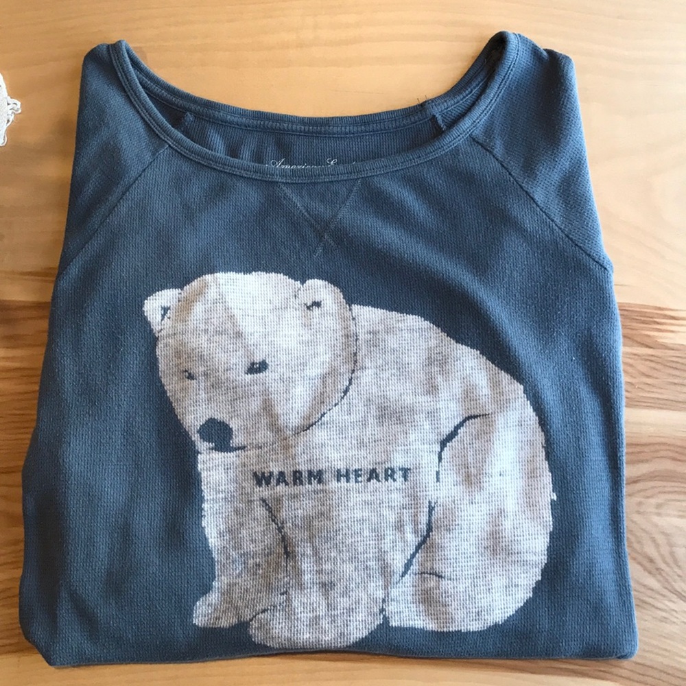 American Eagle boatneck thermal